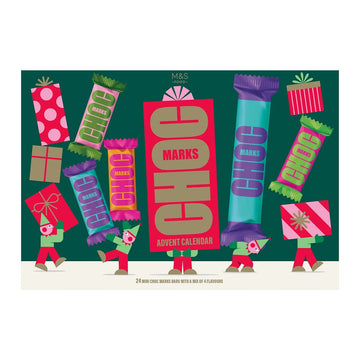 M&S Choc Marks Advent Calendar 350g