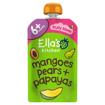 Ella's Kitchen Mango, Pear & Papaya Baby Food Pouch 6+ Months 120g