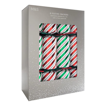 M&S Traditional Striped Crackers 6 pack