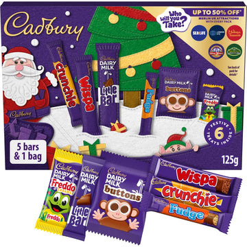 Cadbury Chocolate Christmas Selection Box 125g