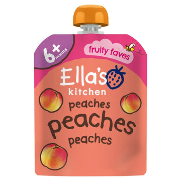 Ella's Kitchen Peaches First Tastes Baby Food Pouch 4+ Months 70g
