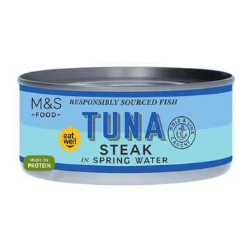 M&S Tuna Steak in Spring Water 200g