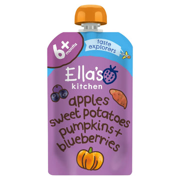 Ella's Kitchen Apples, Sweet Potatoes & Pumpkin Baby Food Pouch 6+ Months 120g