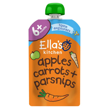 Ella's Kitchen Apples, Carrots & Parsnips Baby Food Pouch 6+ Months 120g