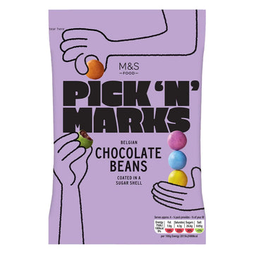 M&S Pick n Marks Belgian Chocolate Beans 150g