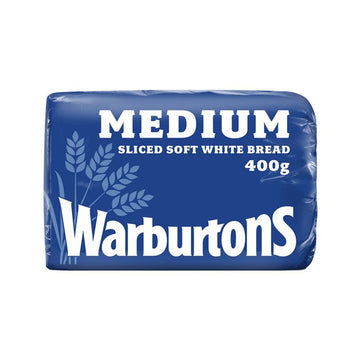 Warburtons White Sliced Medium Loaf 400g (Life 3d)