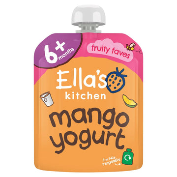 Ella's Kitchen Mango Greek Style Yogurt Baby Food Pouch 6+ Months 90g