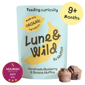 Lune & Wild Handmade Blueberry & Banana Muffins 9+ Months 200g