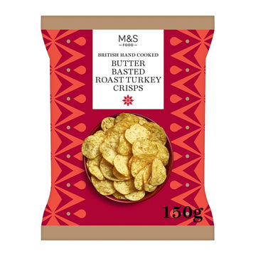M&S Butter Basted Roast Turkey Crisps 150g