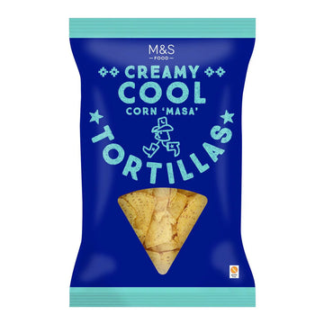 M&S Cream Cool Tortilla Chips 200g