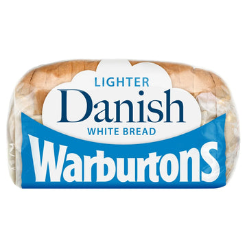 Warburtons Danish Light White Bread 400g (Life 2d+)