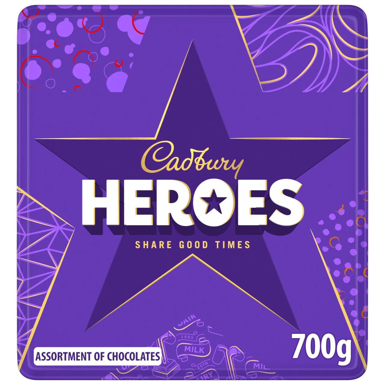 Cadbury Heroes Large Chocolate Tin 700g