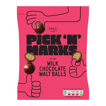 M&S Pick 'n' Marks Milk Chocolate Malt Balls