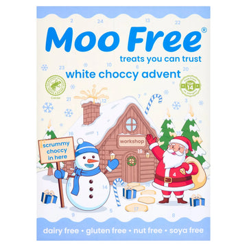 Moo Free White Chocolate Advent Calendar 70g