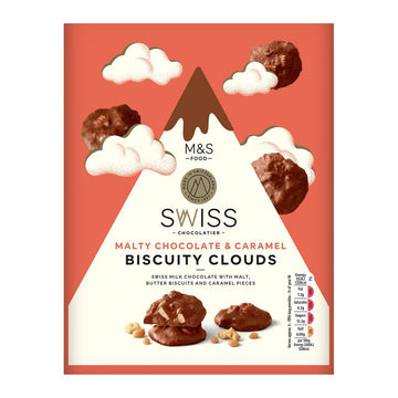 M&S Swiss Malt & Caramel Biscuity Clouds 140g