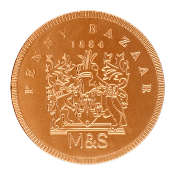 M&S Giant Chocolate Sovereign Coin 90g