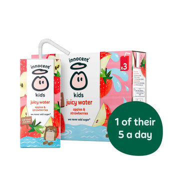 Innocent Kids Juicy Water Apples & Strawberries 3pk