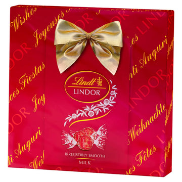 Lindt Lindor Milk Chocolate Gift Wrapped Box 287g