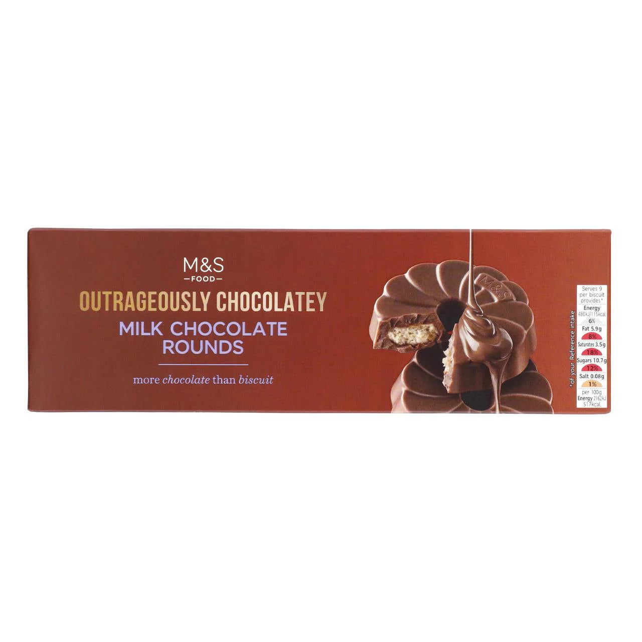 M&S Outrageously Chocolatey Milk Chocolate Rounds 200g