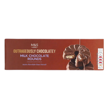 M&S Outrageously Chocolatey Milk Chocolate Rounds 200g