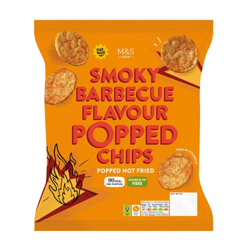 M&S Smoky Barbecue Popped Potato Chips 80g