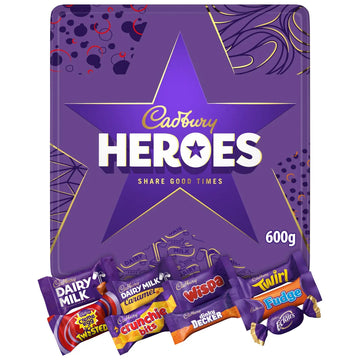 Cadbury Heroes Large Chocolate Tin 600g