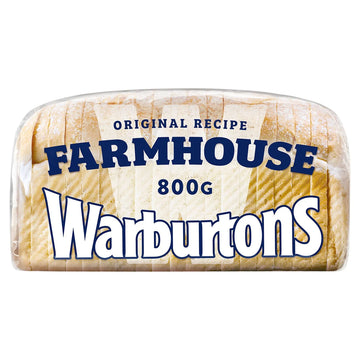 Warburtons Soft White Farmhouse Loaf 800g (Life 3d+)