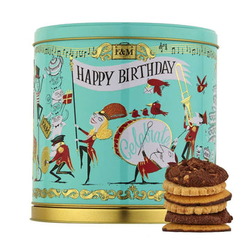 Fortnum & Mason - Musical Birthday Biscuit Tin, 475g