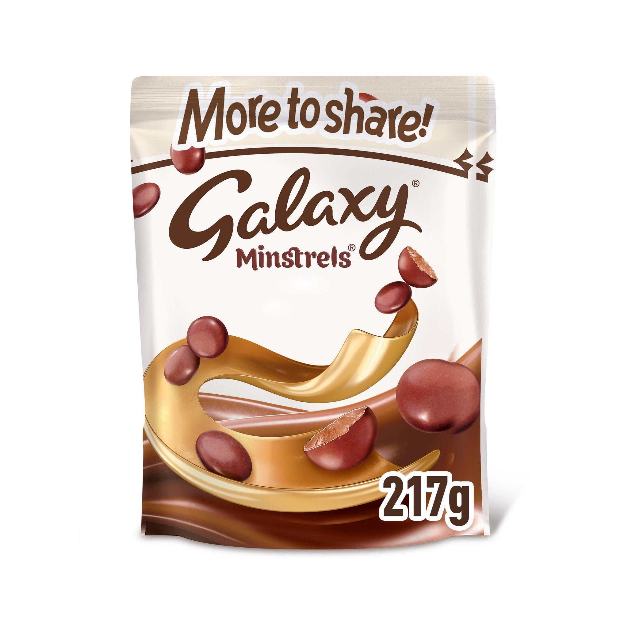 Galaxy Minstrels Chocolate More to Share Pouch Bag 217g