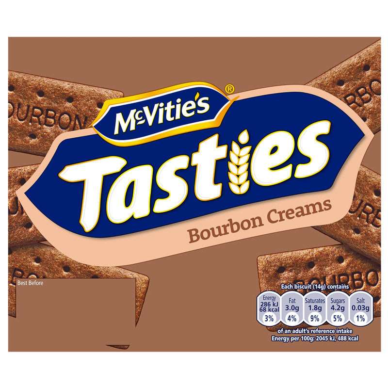 McVitie's Tasties Bourbon Creams Biscuits 300g