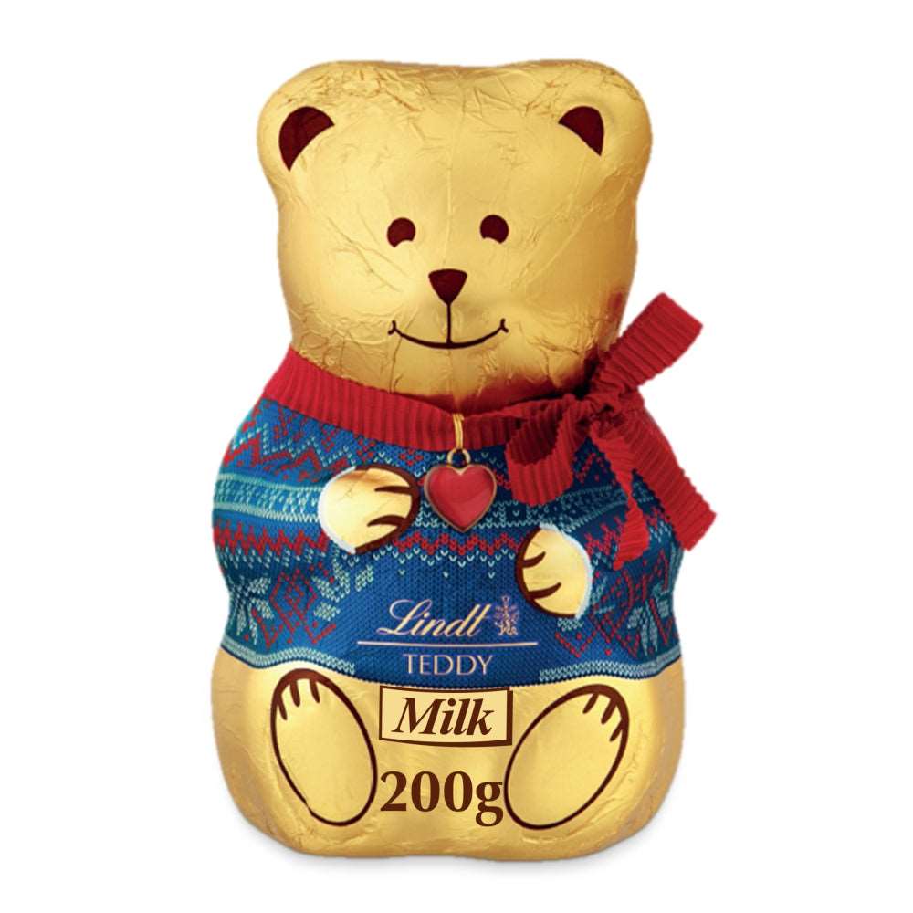 Lindt Teddy Christmas Milk Chocolate 200g