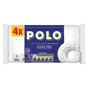 Polo Sugar Free Mints Roll Multipack 4x33.4g