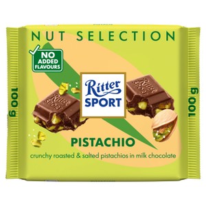 Ritter Sport Pistachio Chocolate Bar 100g
