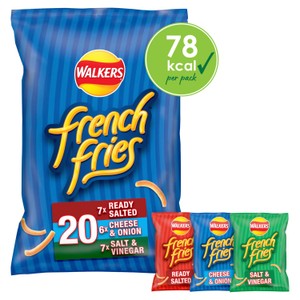 Walkers French Fries Variety Multipack Snacks 6x18g