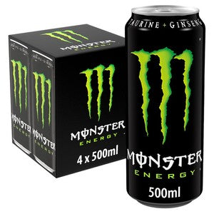 Monster Energy Drink Original 4 x 500ml