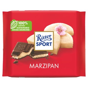 Ritter Sport Marzipan Dark Chocolate Bar 100g