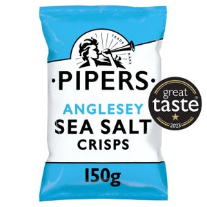Pipers Anglesey Sea Salt Sharing Crisps 150g