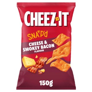 Cheez-It Cheese & Smokey Bacon Thin & Crispy Baked Snacks 150g