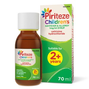 Piriteze Children's Hayfever & Allergy Syrup 70ml