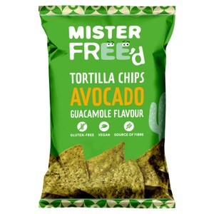 Mister Free'd Avocado Guacamole Flavour Tortilla Chips 135g