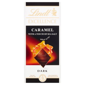 Lindt Excellence Dark Caramel Sea Salt 100g