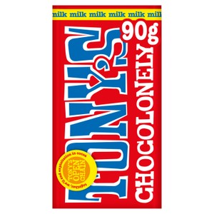 Tony's Chocolonely Milk Chocolate Small Snack Bar 90g