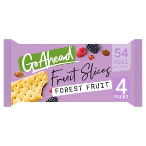 Go Ahead Raspberry Crispy Fruit Slices Multipack 4x43.6g