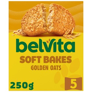 Belvita Soft Bakes Golden Oats Breakfast Biscuits 5x50g