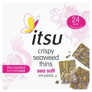itsu Sea Salt Multipack Crispy Seaweed Thins 4x5g