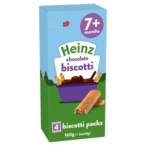 Heinz Chocolate Biscotti Baby Food Snacks 7+ Months 60g