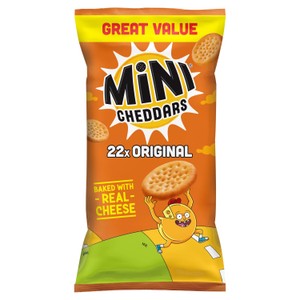 Jacob's Mini Cheddars Original Multipack Snacks 22x23g