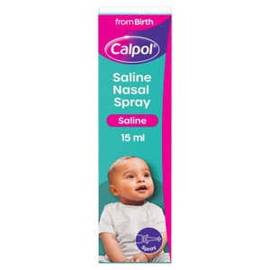 Calpol Saline Nasal Spray Congestion Relief 15ml