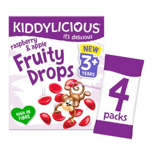Kiddylicious Raspberry & Apple Fruity Drops