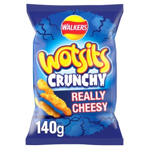 Walkers Wotsits Crunchy Really Cheesy Snacks 140g